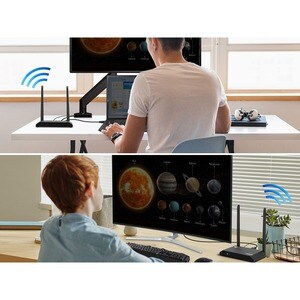 SIIG Full HD Wireless HDMI KVM Extender with Loopout - 1080p up to 500ft - Transmits 1080p HDMI signals wirelessly up to 5