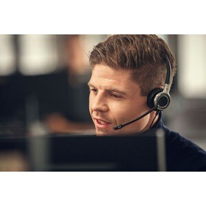 EPOS IMPACT SC 638 Headset - Mono - Easy Disconnect - Wired - On-ear - Monaural - Ear-cup - Noise Cancelling, Electret, Un