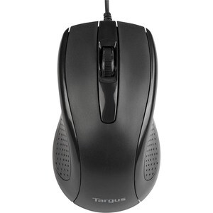 Souris BlueTrace Targus AMU81AMGL Pleine taille - USB Type A - 3 Bouton(s) - Noir - Câble - 1000 dpi - Roulettes avec frei