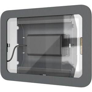 Heckler Design Wall Mount for iPad mini (6th Generation), Gang Box, Network Adapter - Black Gray - Powder Coated Steel, Po