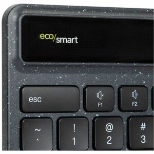 Targus Sustainable Energy Harvesting EcoSmart Keyboard - Wireless Connectivity - Bluetooth - 5 - Notebook/Tablet - PC, Mac