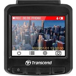 Transcend DrivePro 250 Dashboard Vehicle Camera - 6.1 cm (2.4") Screen - Wireless - 2560 x 1440 Video