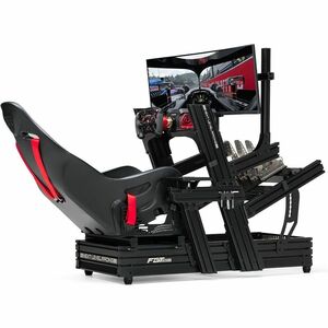 Next Level Racing F-GT Elite 160 Front & Side Mount Edition - For Gaming - Aluminum, Carbon Steel