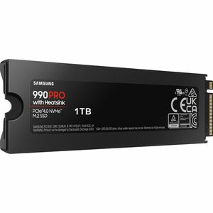 Samsung 990 PRO 1 TB Solid State Drive - M.2 2280 Internal - PCI Express NVMe (PCI Express NVMe 4.0 x4) - Gaming Console,