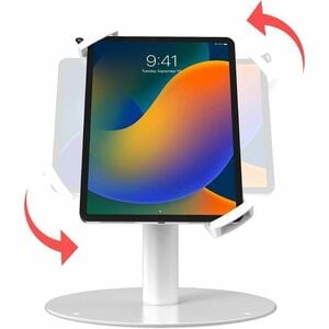 CTA Digital Universal Security Grip Kiosk Stand for 7.9-12.5â€ Tablets - 7.9" to 12.9" Screen Support - 75 x 75, 100 x 10