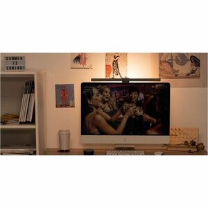 BenQ ScreenBar Halo Lichtleiste - Grau - An Monitor montierbar - LED Glühbirne - Aluminium für LCD-Monitor, Lesen - 100 mm
