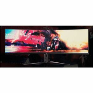 Asus ROG Strix XG49VQ 49" Class 4K Curved Screen Gaming LCD Monitor - 32:9 - Black - 49" Viewable - Vertical Alignment (VA