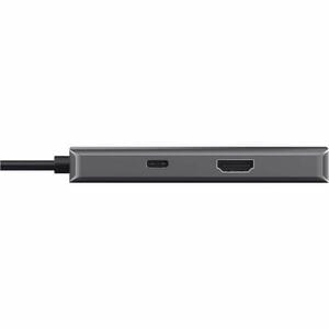Trust Dalyx USB-Typ C Docking Station für Tablet-PC, Notebook, Monitor, Smartphone, Desktop-PC - Ladefunktion - Silber - 4