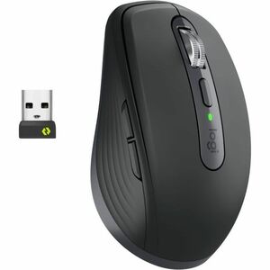 Logitech MX Anywhere 3S for Business Mouse - Bluetooth - USB Type A - Darkfield - 6 Button(s) - Graphite - Wireless - 10 m