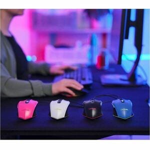 Trust Felox GXT 109 Gaming-Maus - USB 2.0 - Optisch - 6 Taste(n) - 6 Programmable Button(s) - Weiß - Kabel - 6400 dpi Aufl