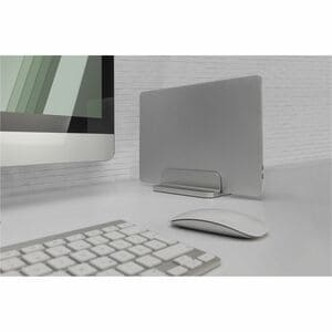 Digitus Notebook Notebook-Halter - Vertikal - 43 mm x 150 mm x 92 mm x - Aluminium - Silber - 10 kg Belastbarkeit - Rutsch