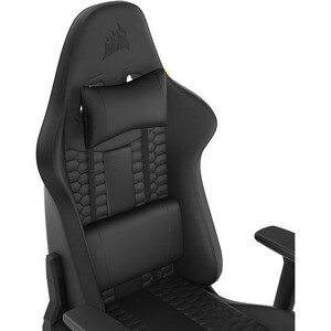 Sillón de Juego Corsair TC100 - Espuma de memoria, Acero, Nilón - Negro