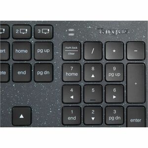 Targus EcoSmart AKB868FR Keyboard - Wireless Connectivity - French - AZERTY Layout - Black - Scissors Keyswitch - Bluetoot