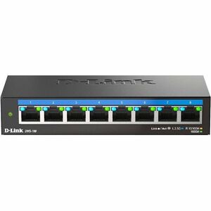 D-Link 8-Port Multi-Gigabit Unmanaged Switch - 8.0 Ports - 2.5 Gigabit Ethernet, Gigabit Ethernet - 2.5GBase-T, 10/100/100