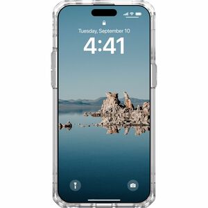 Urban Armor Gear Plyo Rugged Case for Apple iPhone 15 Pro Max Smartphone - Ice/Gold - Crystal Clear - Drop Resistant, Yell