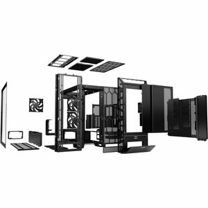 Boîtier pour ordinateur de jeux be quiet! Dark Base Pro 901 - Tour - Noir - En verre trempé, Aluminium, Acier - 11 x Venti