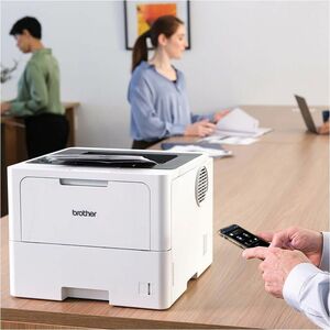 Imprimante laser Câblé / Sans fil Bureau Brother HL-L6210DW - Monochrome - Impression 50 ppm Mono - 1200 x 1200 dpi class)