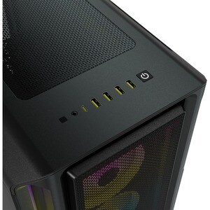 Corsair iCUE 5000T Carcasa para computdora - ATX Placa base admitida - Media Torre - Vidrio templado, Acero - Negro - 6 x 