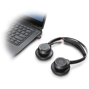 Plantronics Voyager Focus UC B825 Wireless Over-the-head Stereo Headset - Binaural - Supra-aural - Bluetooth