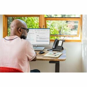 Poly CCX 505 IP Phone - Corded - Corded/Cordless - Bluetooth, Wi-Fi - Desktop, Wall Mountable - Black - 24 x Total Line - 