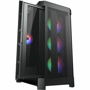 COUGAR Duoface Pro RGB CGR-5AD1B-RGB Gabinete para computadora gamer - Mini ITX, Micro ATX, ATX, SSI CEB, EATX Placa base 