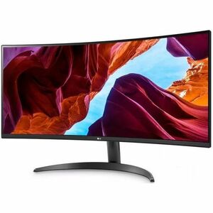 LG Ultrawide 34WR50QC-B 34" Class UW-QHD Curved Screen Gaming LCD Monitor - 21:9 - Black - 86.4 cm (34") Viewable - Vertic