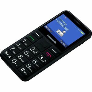 Panasonic KX-TU155 Feature Phone - 5.8 cm (2.3") TFT LCD 240 x 320 - 64 MB RAM - 2G - Black - Bar - 2 SIM Support - SIM-fr