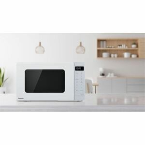 Panasonic NN-K35 Microwave Oven - White, Silver, Grey - 24 L Capacity - Microwave, Convection - 5 Power Levels - 900 W Mic