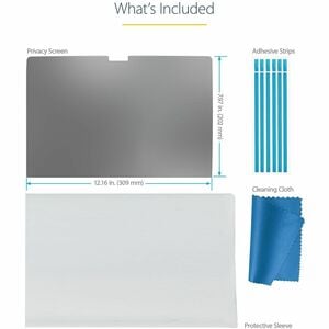 StarTech.com 14-inch MacBook Pro 21/23 Laptop Privacy Screen, Anti-Glare Privacy Filter w/51% Blue Light Reduction, Matte/