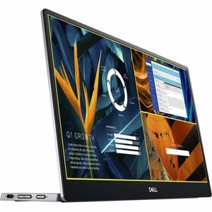 Monitor LED Dell P1424H 14.0" (35.6cm) Class Full HD - 16:9 - Gris - 14" (35.6cm) Viewable - Tecnología conmutación en el 