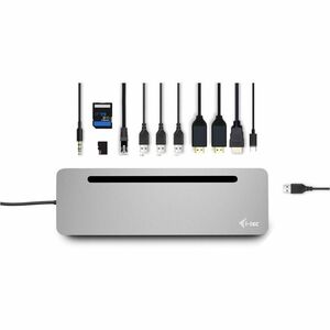 i-tec USB Type C Docking Station for Tablet PC, Microphone, Notebook, Monitor, Headset, Smartphone - Charging Capability -