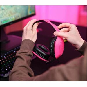 Trust GXT 415P Zirox Kabel Kopfbügel Stereo Gaming Headset - Rosa - Binaural - Ohrumschließend - 20 Hz bis 20 kHz Frequenz