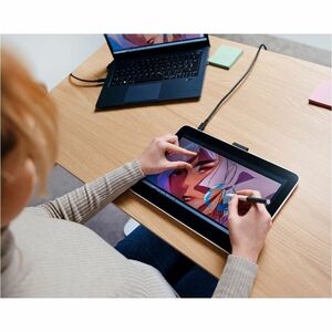 Wacom One 13 touch - Graphics Tablet - 13.3" LCD - Full HD - Touchscreen - Multi-touch Screen Cable - 4096 Pressure Level 