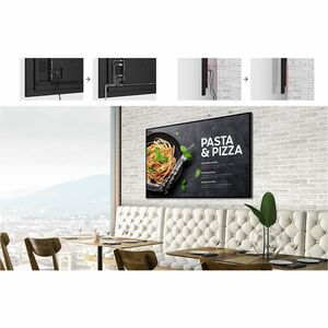 Samsung QH65C 65" LCD Digital Signage Display - 24 Hours/7 Days Operation - 3840 x 2160 - 700 cd/m² - 2160p - HDMIWireless