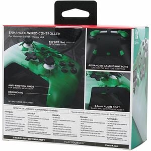 PowerA Enhanced Wired Controller for Nintendo Switch - Heroic Link - Cable - USB - Nintendo Switch - 3.05 m Cable