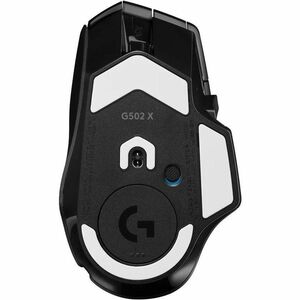 Logitech G G502 X PLUS 游戏鼠标 - A 型 USB - 光学机械 - 13 按钮 - 13 可编程按钮 - 黑 - 无线 - 可充电 - 25600 dpi - 右旋转