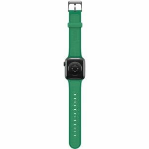 OtterBox Adjustable Smartwatch Band - Buckle Attachment - Green Juice - Silicone, Stainless Steel