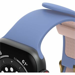 OtterBox Adjustable Smartwatch Band - Buckle Attachment - Serendipity (Blue) - Silicone, Stainless Steel