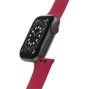 OtterBox Adjustable Smartwatch Band - Buckle Attachment - Rouge Rubellite - Silicone, Stainless Steel, Silicon