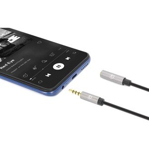 Manhattan 356039 2m Minifono Cable de audio - Cable for Dispositivo de audio, Estéreo de coche, Auricular, Altavoz, Smartp