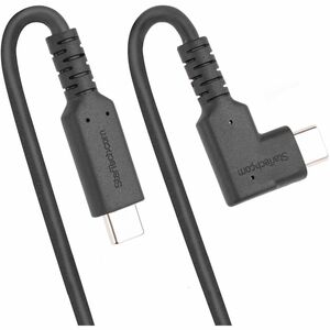 StarTech.com Cable de 1m USB-C Resistente Acodado a la Derecha - USB 3.2 Gen 2 (10 Gbps) - USB Tipo C - DP de Modo Alt 4K 