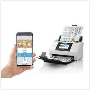 Escáner ADF Epson DS-790WN - Inalámbrico - Gran formato - 600 ppp Óptico - 32-bit Color - 24-bit Escala de grises - 45 ppm