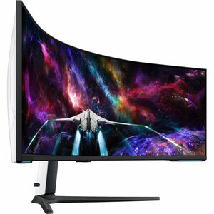 Samsung Odyssey Neo G9 S57CG952NU 57" Class DUHD Curved Screen Gaming LED Monitor - 32:9 - Black, White - 144.8 cm (57") V