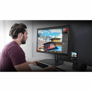 Monitor LED BenQ PhotoVue SW272U 685,8 mm (27") Class 4K UHD - 16:9 - Grigio - 68,6 cm (27") Viewable - Tecnologia In-plan