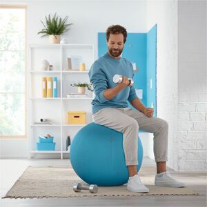 Leitz Exercise Ball - Calm Blue - Fabric