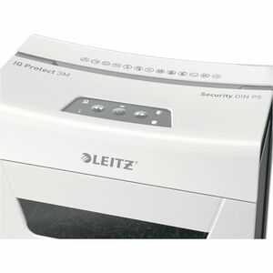Leitz IQ Protect Premium 3M Paper Shredder - Continuous Shredder - Cross Cut, Micro Cut - 3 Per Pass - for shredding Paper