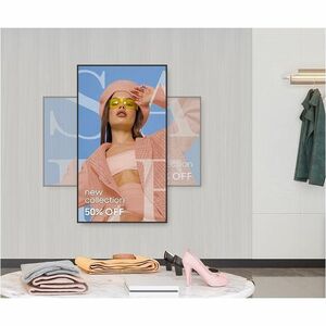 Samsung QB43C 109.2 cm (43") 4K UHD LCD Digital Signage Display - 16 Hours/ 7 Days Operation - Energy Star - Vertical Alig