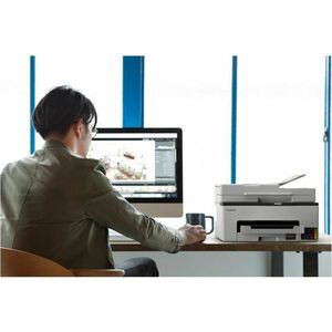 Stampante multifunzione a getto di inchiostro Canon MAXIFY GX2050 Con filo e senza fili - Colore - Nero, Bianco - Fotocopi