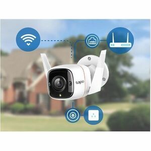 Tapo Tapo C310P2 3 Megapixel Outdoor 2K Network Camera - Colour - 2 - 29.87 m Infrared Night Vision - H.264 - 2304 x 1296 
