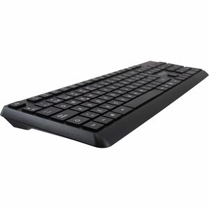 Clavier et souris V7 CKU350ES - Espagnol - USB Câble Clavier - 107 Touches - Couleur du clavier/pavé tactile: Noir - USB C